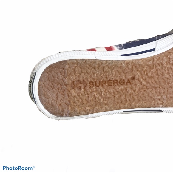 Superga American Flag Sneakers 37.5 NWT - Picture 5 of 7